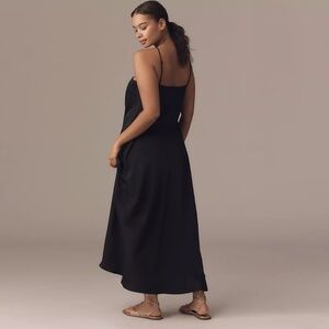 Anthropologie Halter Slip Midi Dress S